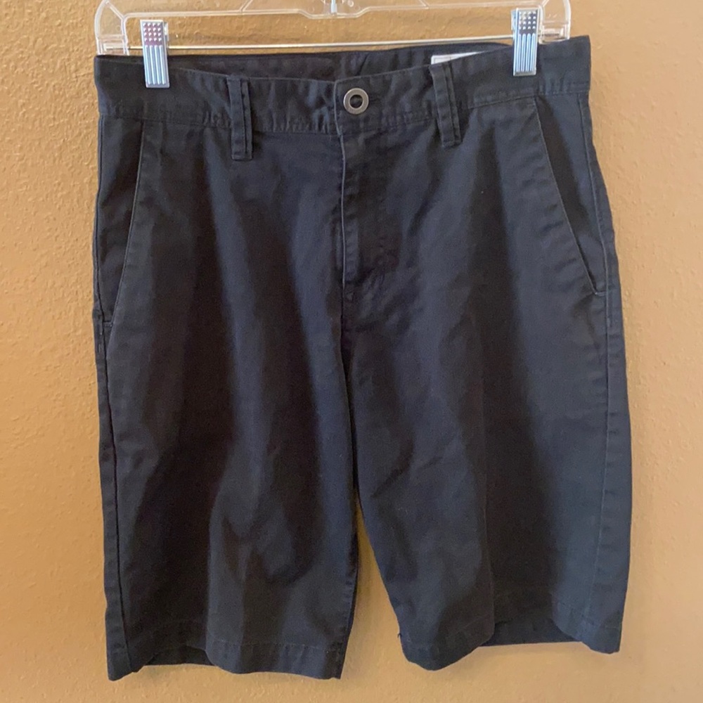 Black Denim Shorts